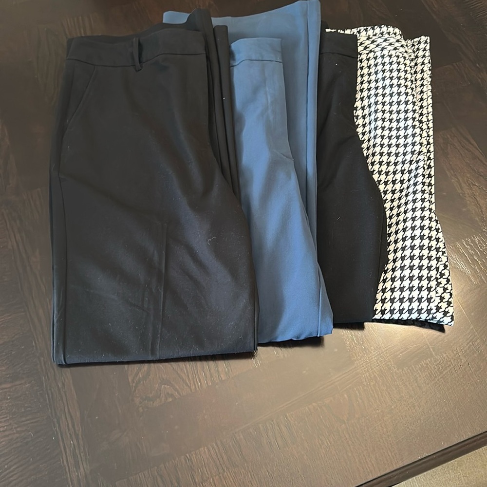 Worthington Black Dress Pants Straight-Leg